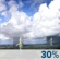 Monday: A chance of showers and thunderstorms before 1pm, then a chance of showers and thunderstorms. Mostly sunny, with a high near 87. Chance of precipitation is 30%. Monday: Chance Showers And Thunderstorms