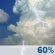 Saturday: Showers and thunderstorms likely. Partly sunny, with a high near 84. Chance of precipitation is 60%. Saturday: Showers And Thunderstorms Likely
